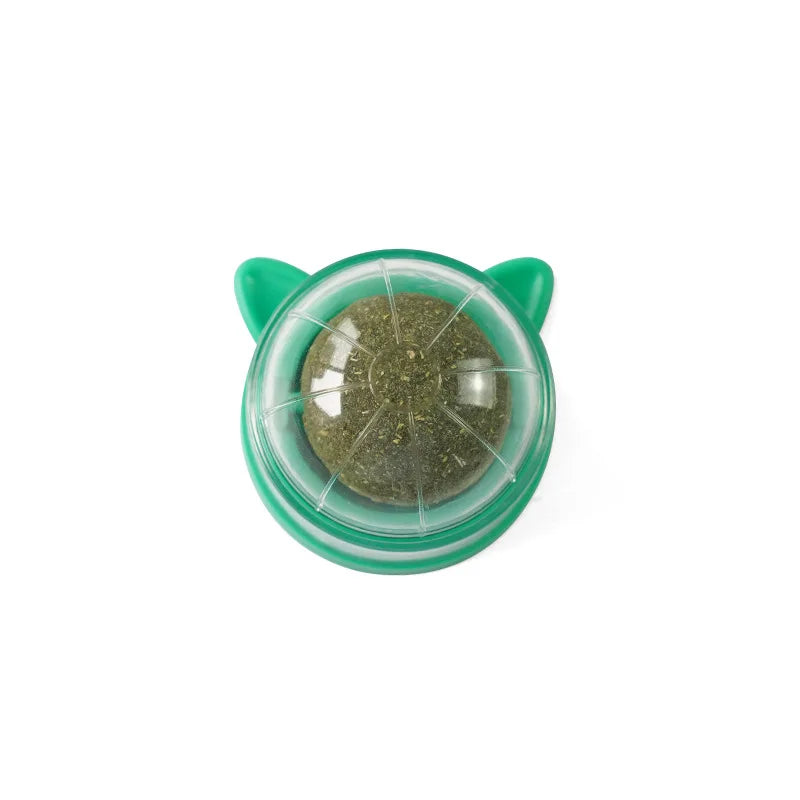 Catnip Wall Ball,Cat Toys Catnip Balls for Cats Wall Mounted Catnip Ball Toy Catnip Rollerball Wall Cat Lick Ball for Cat