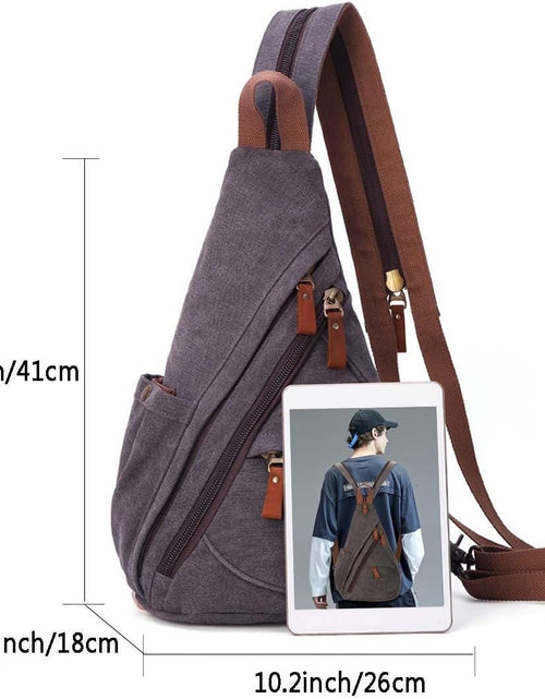 Load image into Gallery viewer, Sling Bag - Small Crossbody Backpack Shoulder Casual Daypack Rucksack for Men Women
