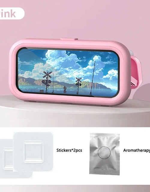 Load image into Gallery viewer, Shower Phone Holder with Speaker - 480 Rotation, Wall Phone Mount for Shower, Waterproof anti Fog Shower Case for 4-7&quot; Phones
