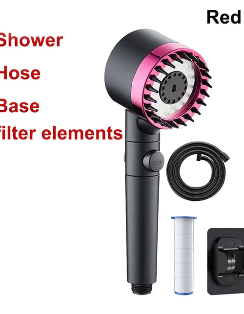 Load image into Gallery viewer, High Pressure Showerhead 4 Modes Water Saving Pressurized Shower Head Massage and Skin Beauty Multifunctional Shower Head
