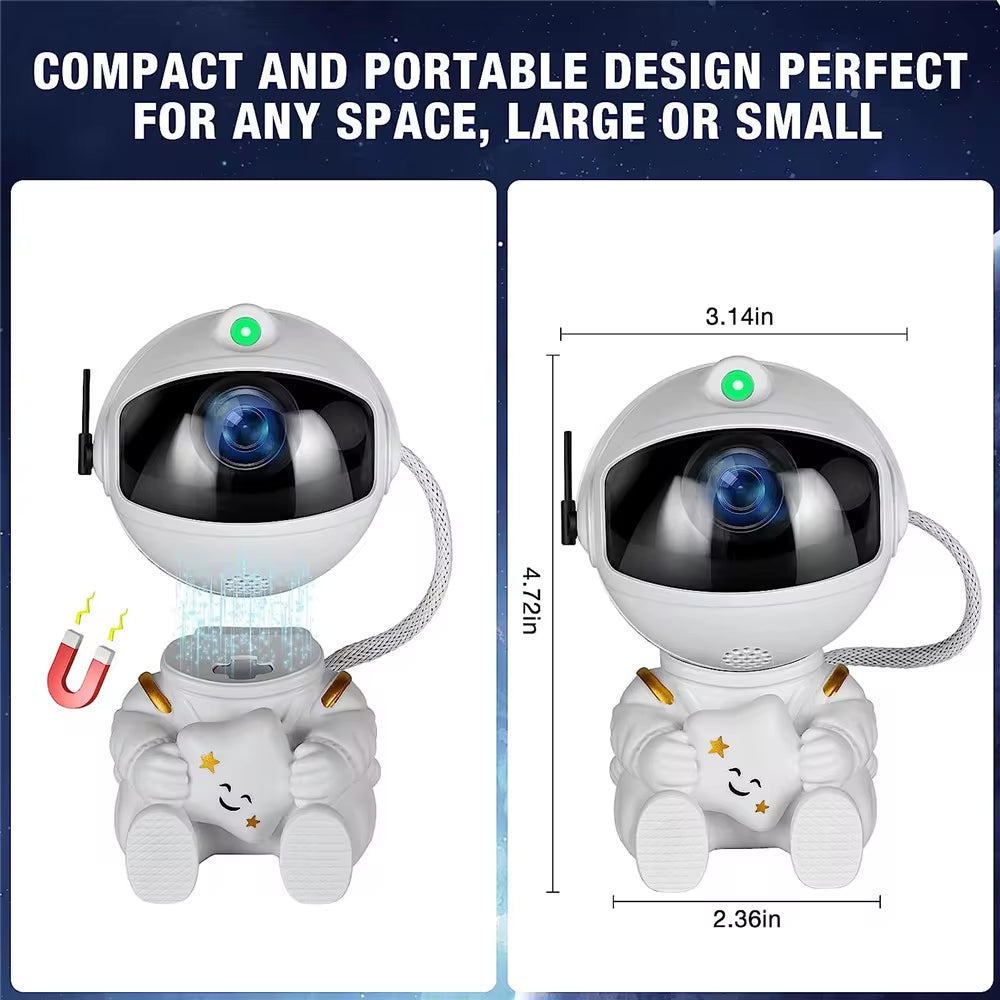 Star Projector Galaxy Night Light Astronaut Space Projector Starry Nebula Ceiling LED Lamp for Bedroom Home Decorative Kids Gift