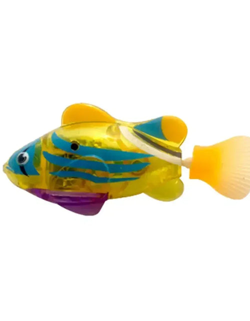 Load image into Gallery viewer, Cat Toys Interactive Robot Fish LED Lighted Water Activated Cat Electric Swimming Fish Toy Kitten Cat Fish Toy with LED Light
