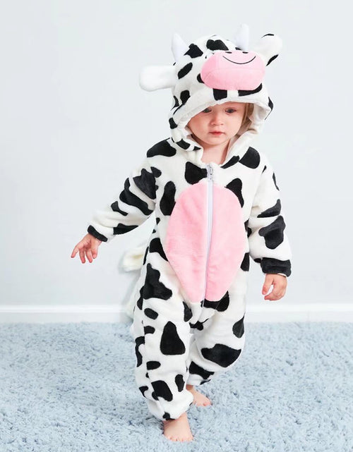 Load image into Gallery viewer, Halloween Baby Costumes Toddler Onesie Pajamas Infants Romper Boys Girls Animal Dress up Clothes 2-30 Months
