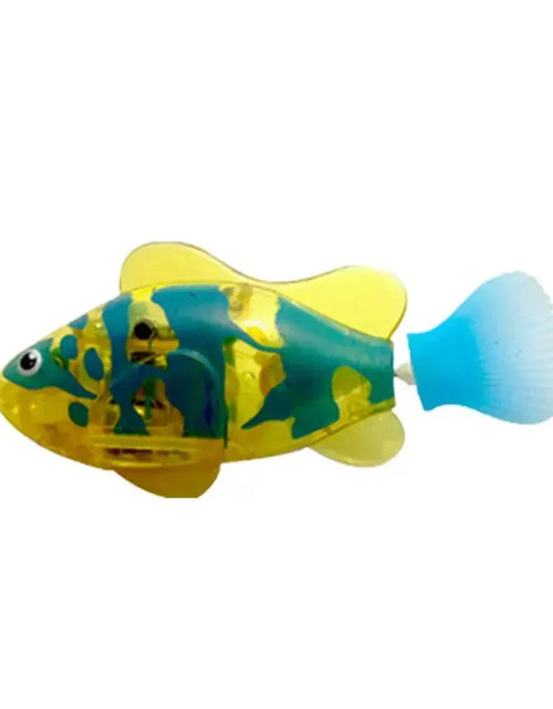 Load image into Gallery viewer, Cat Toys Interactive Robot Fish LED Lighted Water Activated Cat Electric Swimming Fish Toy Kitten Cat Fish Toy with LED Light
