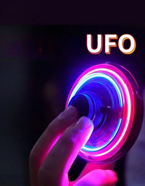 Load image into Gallery viewer, Creative Outdoor Fun Boomerang Fidget Spinner Hand Controlled Mini Drone UFO Flying Toy 360 Degree Rotating Magic Flying Spinner
